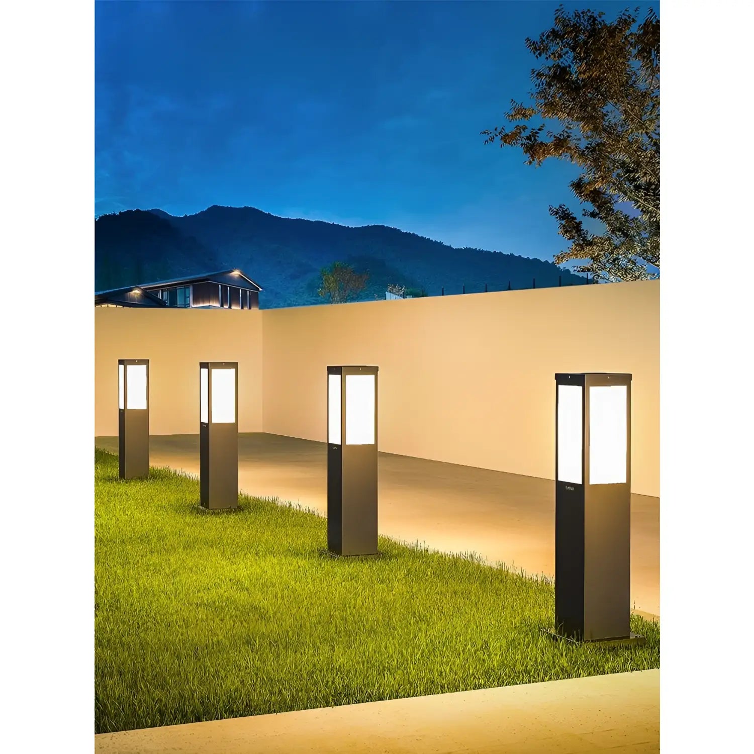 Solar Powered Yard Light for Stylish Outdoor Illumination