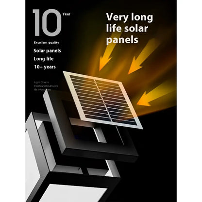 Solar Powered Yard Light for Stylish Outdoor Illumination
