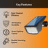 Solar Spot Lights Outdoor with Spike - 2 Pack - Solar Light
