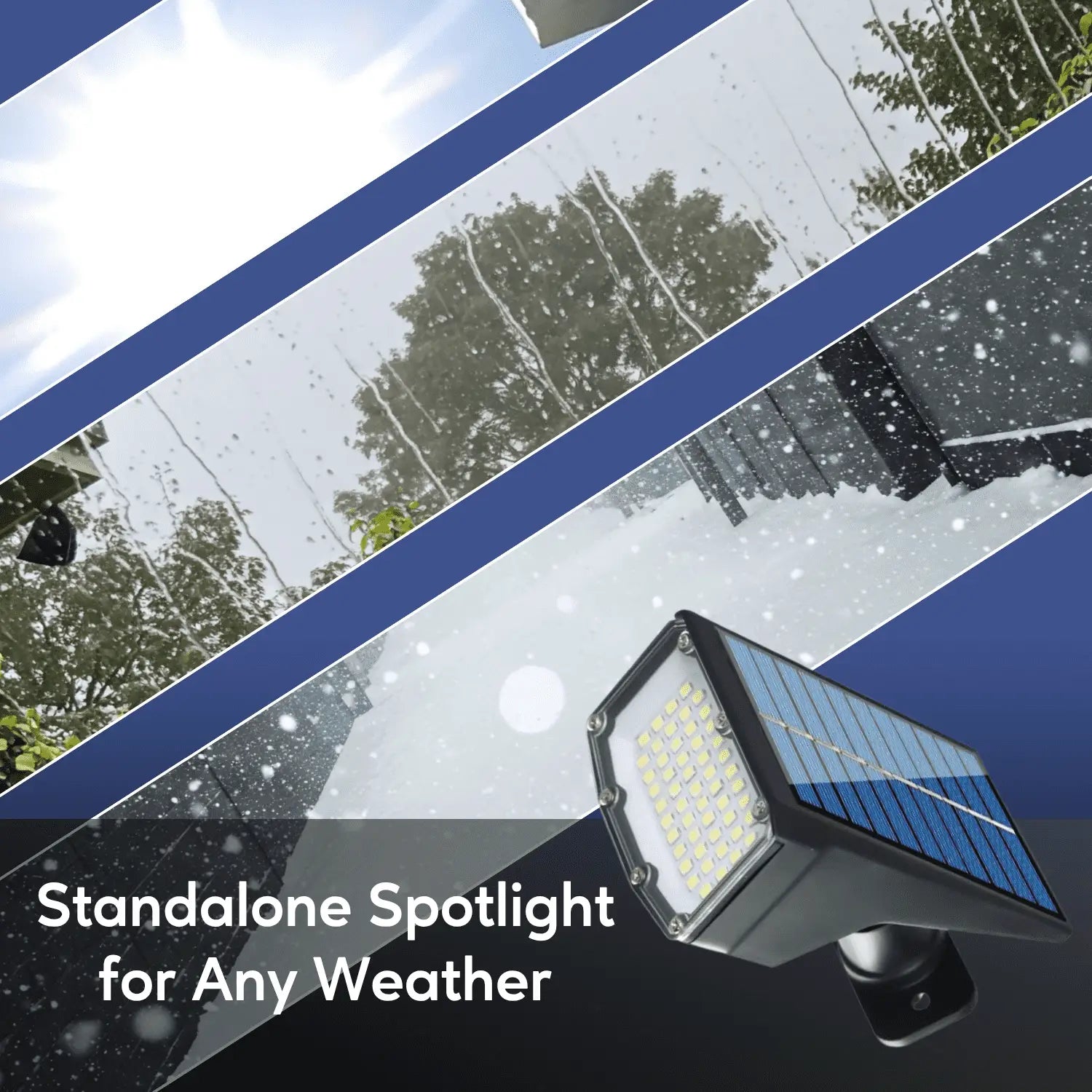 Solar Spot Lights Outdoor with Spike - 2 Pack - Solar Light