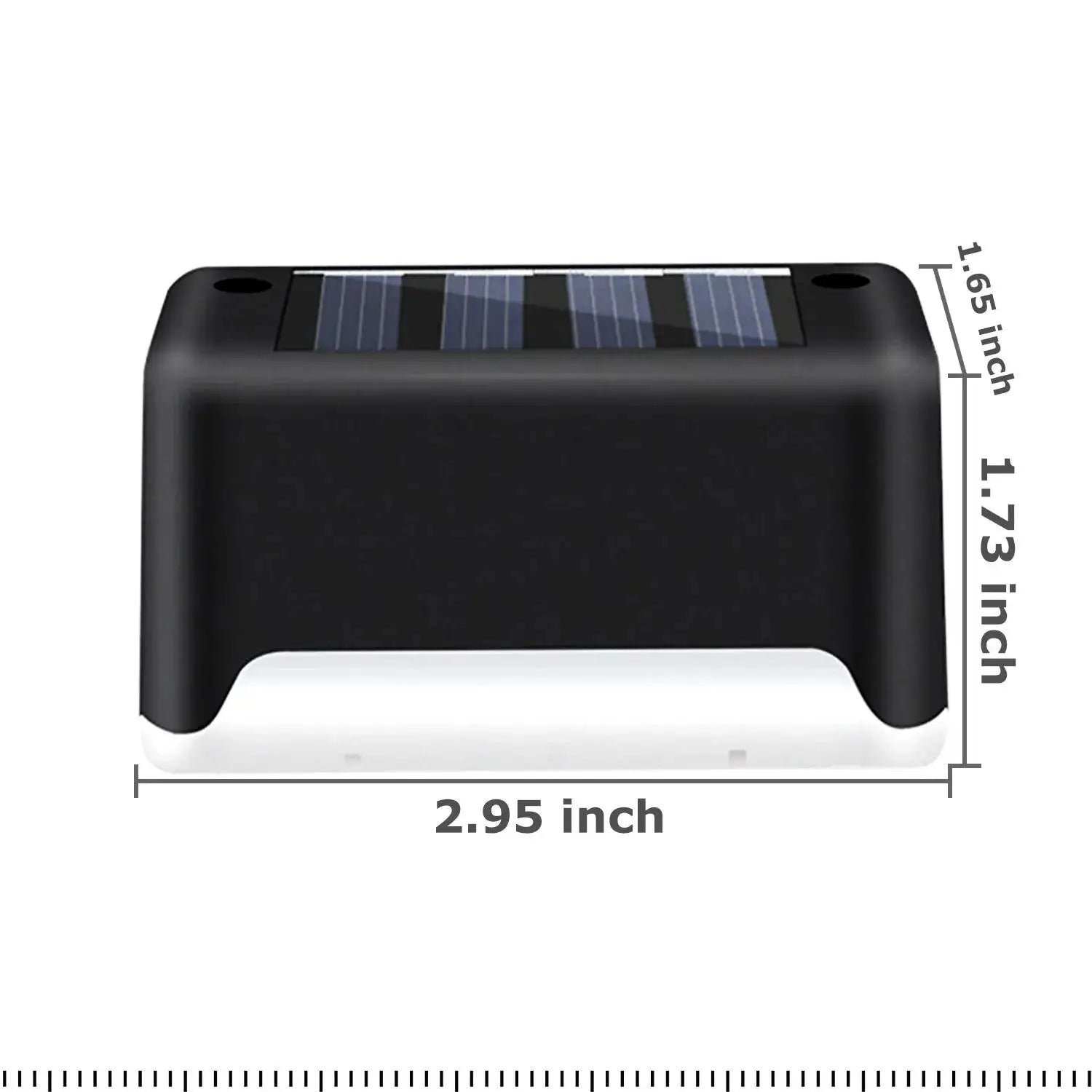 4 Solar LED Bright Deck Lights Outdoor Garden Patio Railing Decks Path Lighting Outdoor Garden Light Deck Lamp Solar