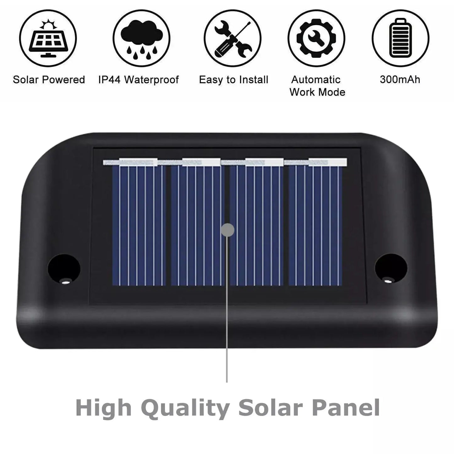 4 Solar LED Bright Deck Lights Outdoor Garden Patio Railing Decks Path Lighting Outdoor Garden Light Deck Lamp Solar