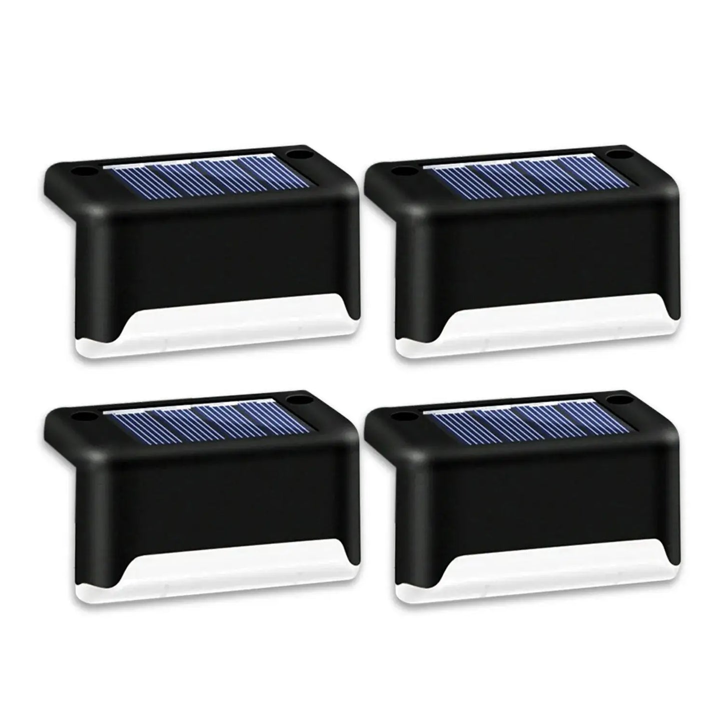 4 Solar LED Bright Deck Lights Outdoor Garden Patio Railing Decks Path Lighting Outdoor Garden Light Deck Lamp Solar