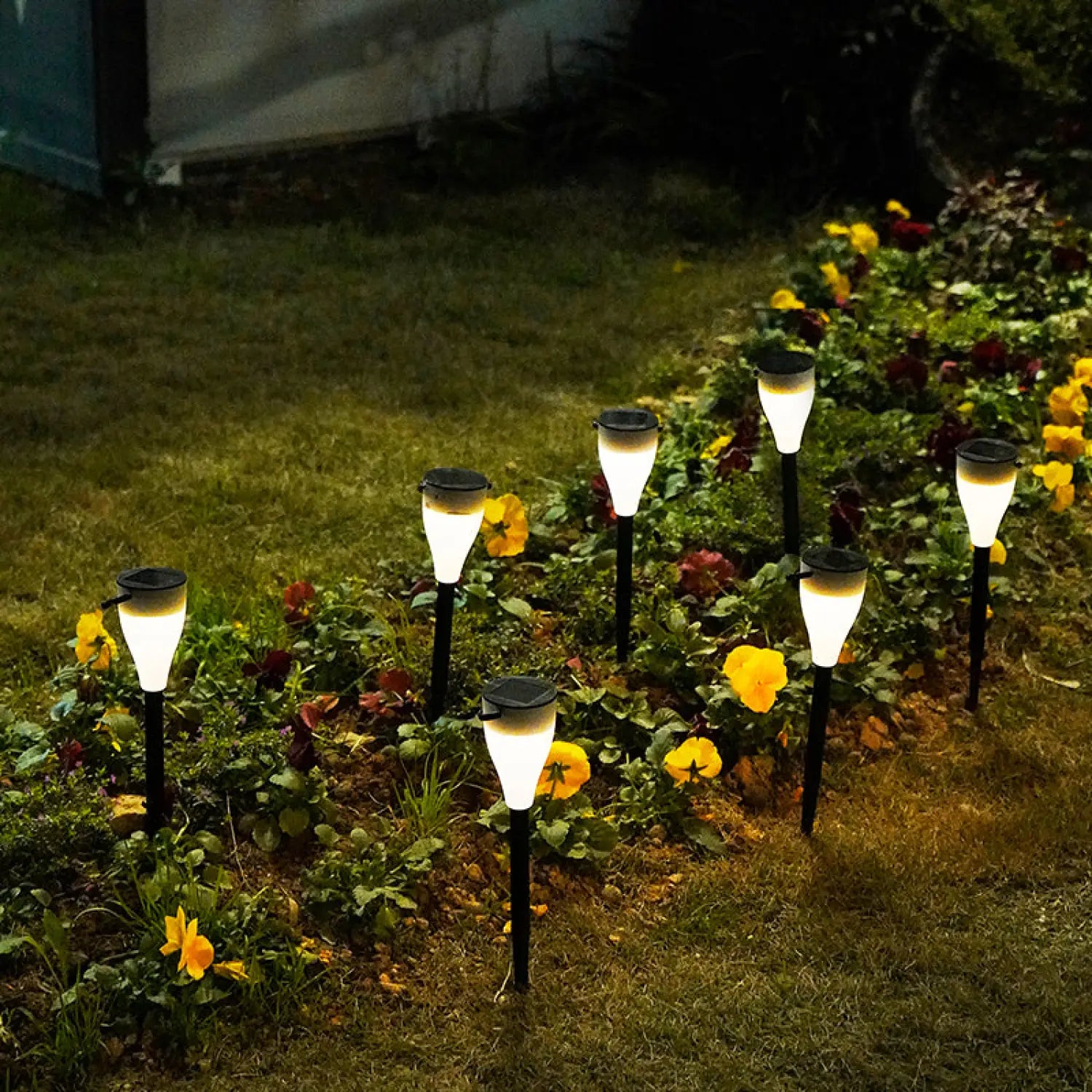 Solar Street Light with RGBW LED & Intelligent Photosensitive Control - Solar Lights