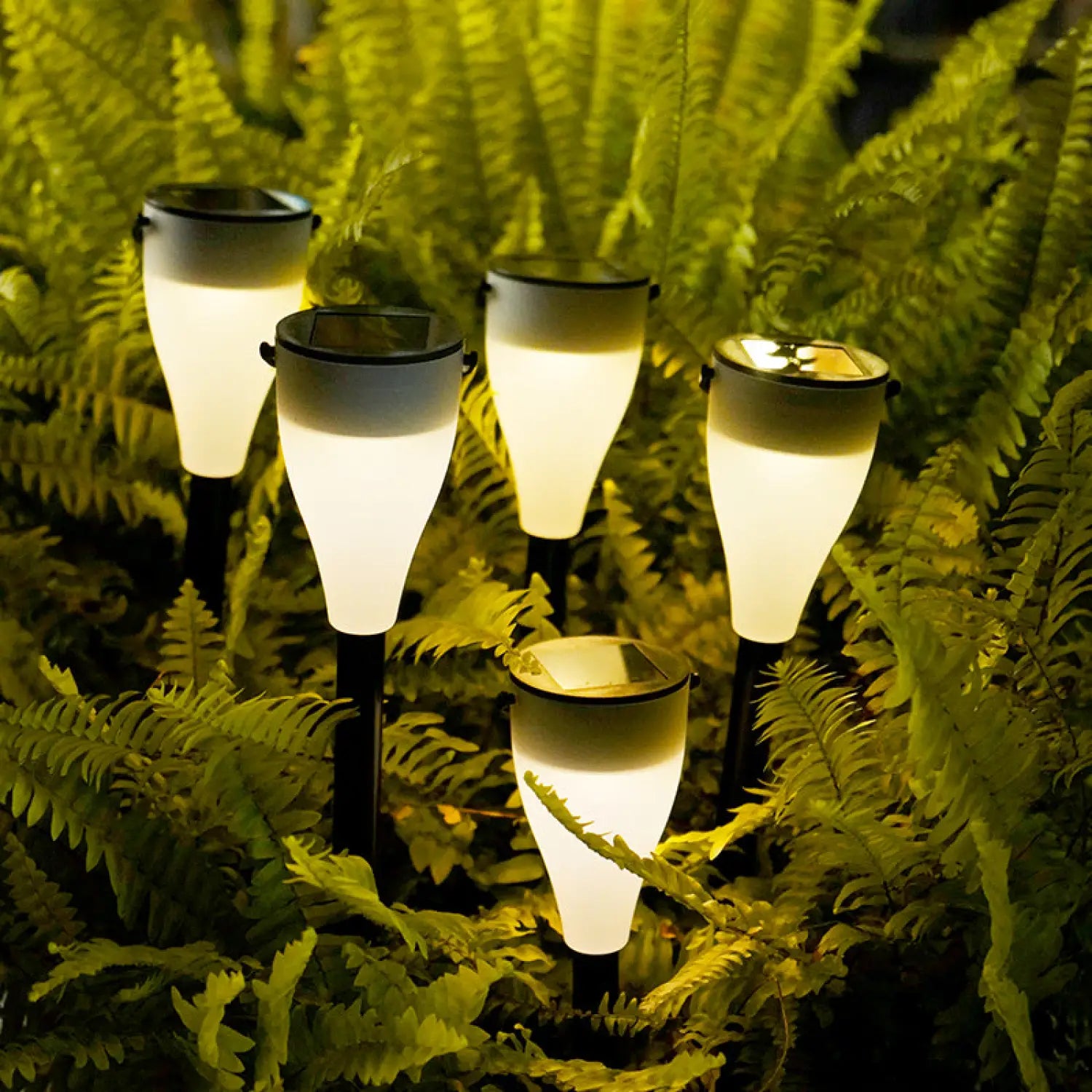 Solar Street Light with RGBW LED & Intelligent Photosensitive Control - Solar Lights