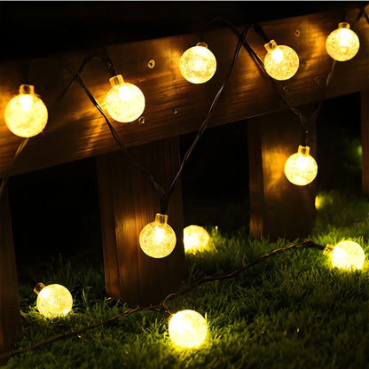 Solar String Lights LED - Decorative Lantern for Christmas - Yellow / 11M - Solar Light