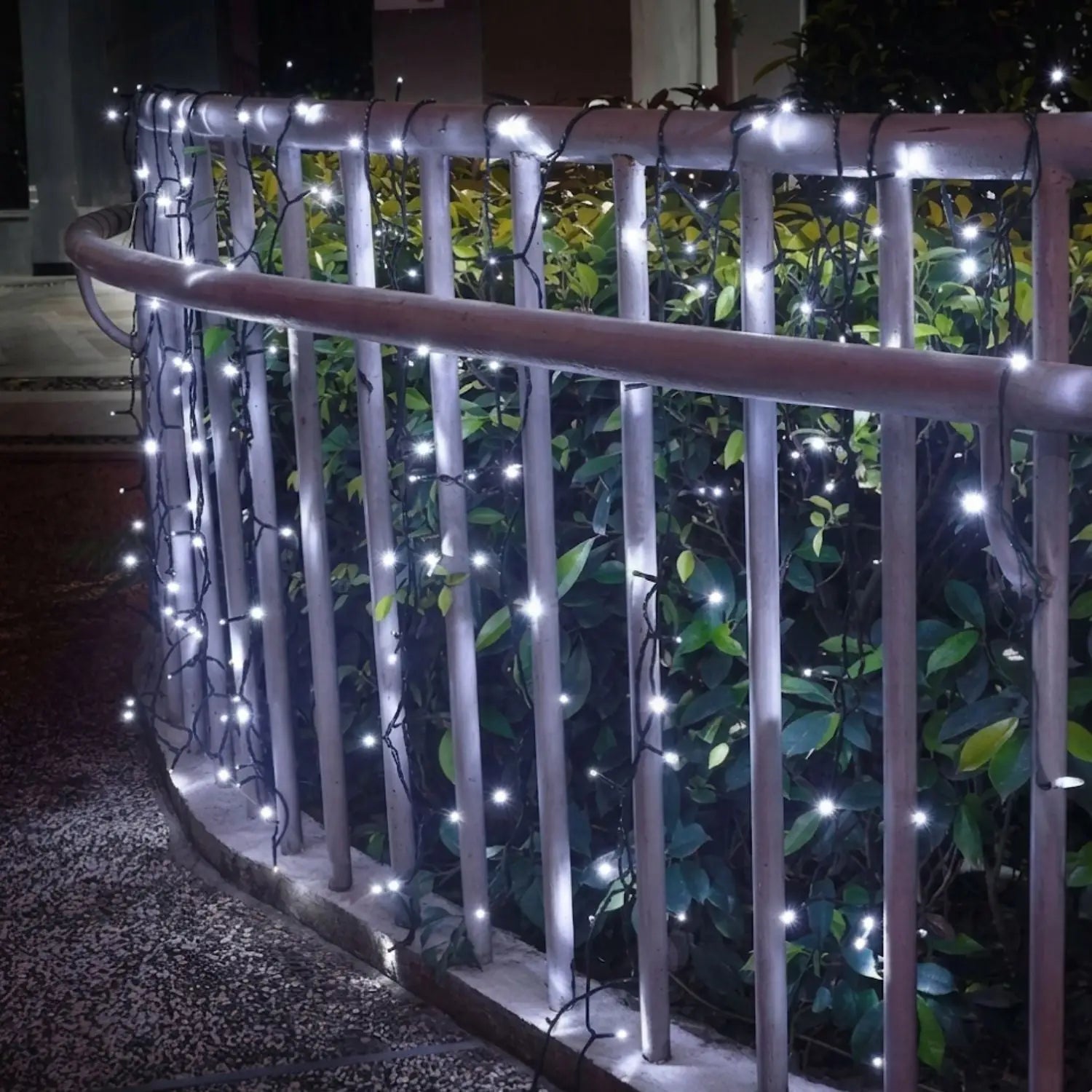 Solar String Lights Outdoor Purpose with 12M LED & 8 Mode Fairy Lights - Cool White - Decorative Solar Light