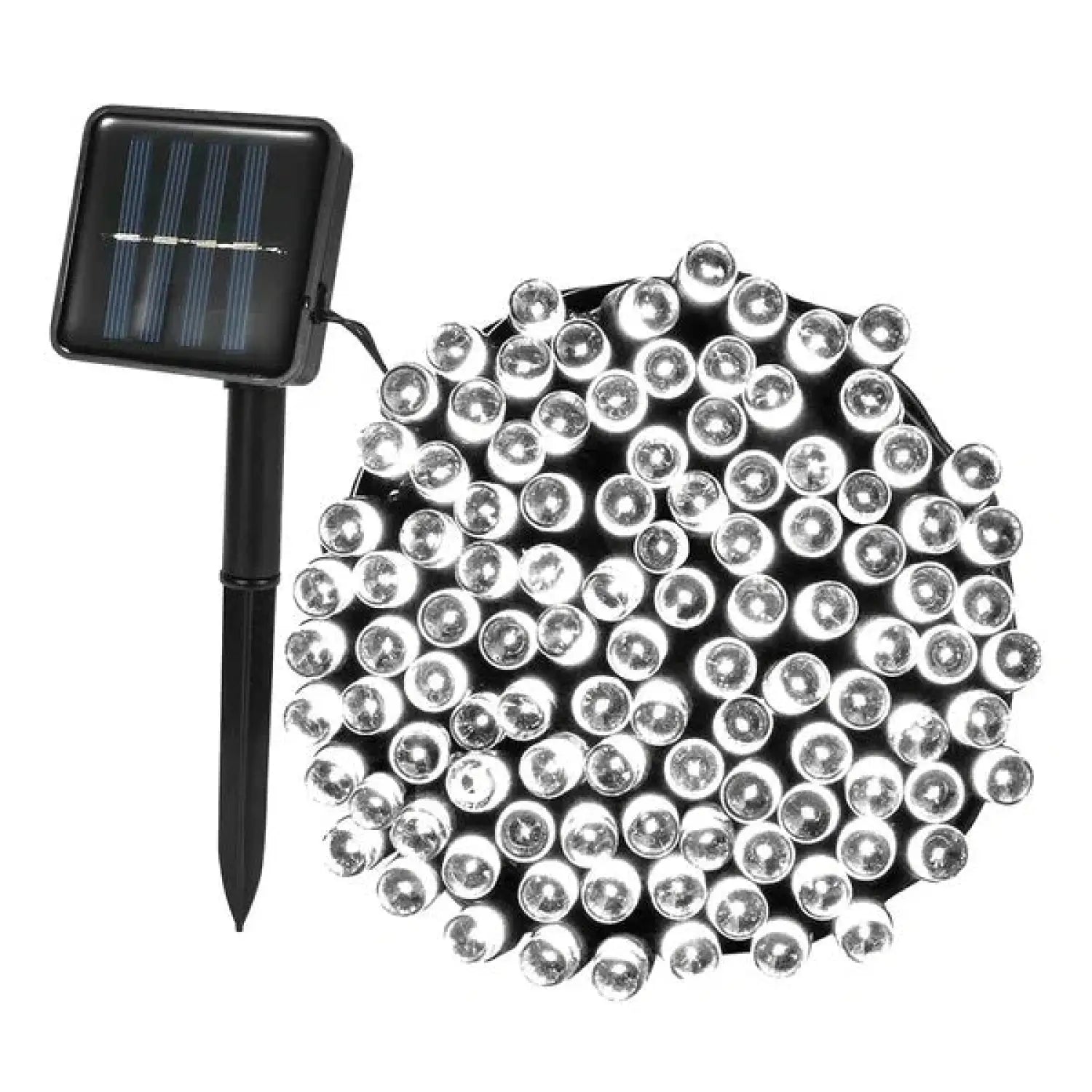 Solar String Lights Outdoor Purpose with 12M LED & 8 Mode Fairy Lights - Cool White - Decorative Solar Light