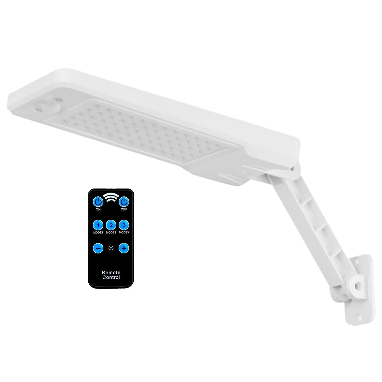 Solar Wall Light Outdoor 60LEDs PIR Motion Sensor Remote Control Wireless Lamps IP65 Waterproof Lighting For Garage