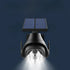 Solar Wall Lights for Outside with Waterproof & Motion Sensor - K23A solar panels can rotate - Well Light