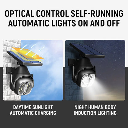 Solar Wall Lights for Outside with Waterproof & Motion Sensor - Well Light