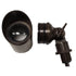 Outdoor Spotlight with Removable Angled Shroud Body - No Bulb - Spot Light