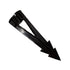 Outdoor Spotlight with Removable Angled Shroud Body - No Bulb - Spot Light