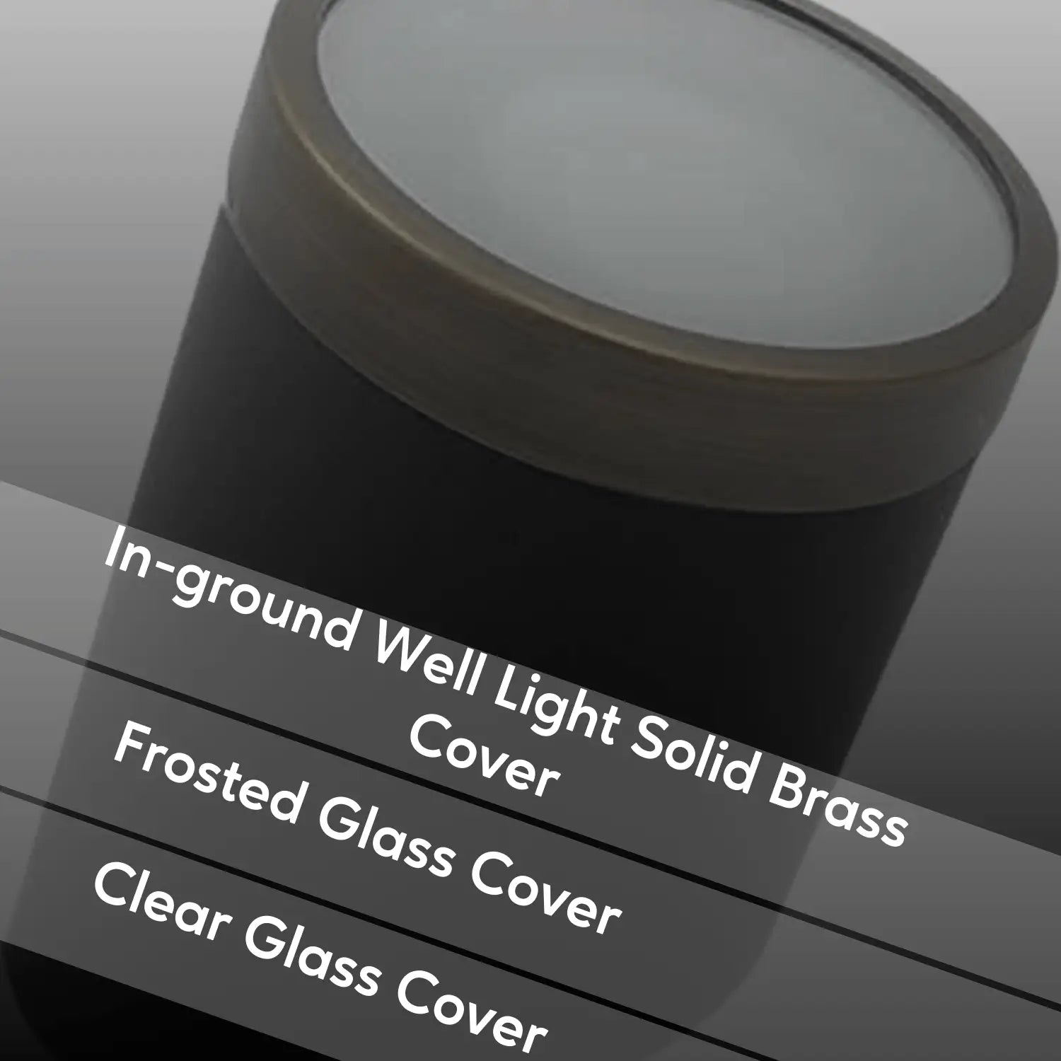 Solid Brass Flat PAR36 In-ground Well Light Cover Kit - Flat / Oil Rubbed Bronze - Well Light