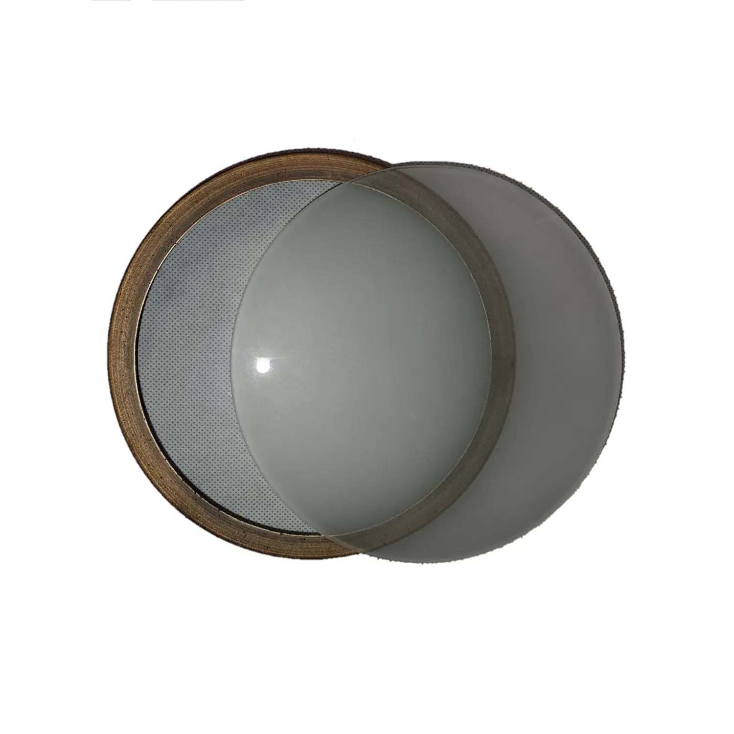 Solid Brass Flat PAR36 In-ground Well Light Cover Kit - Flat / Oil Rubbed Bronze - Well Light