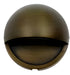 Solid Brass Half Moon Puck Light Fixture - No Bulb - Deck Light