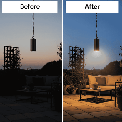 Solid Brass MR16 Hanging Light Fixture - No Bulb - Light Fixture