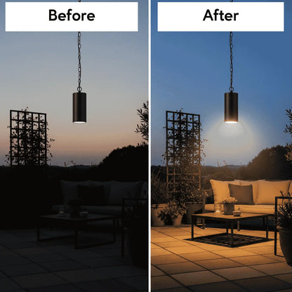 Solid Brass MR16 Hanging Light Fixture - No Bulb - Light Fixture