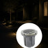 Solid Brass MR16 In-Ground Light Well Cover Kit - Louver / Oil Rubbed Bronze - Well Light