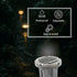 Solid Brass MR16 In-Ground Light Well Cover Kit - Louver / Oil Rubbed Bronze - Well Light