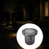 Solid Brass MR16 In-ground Well Light Cover Kit - Flat / Oil Rubbed Bronze - Well Light