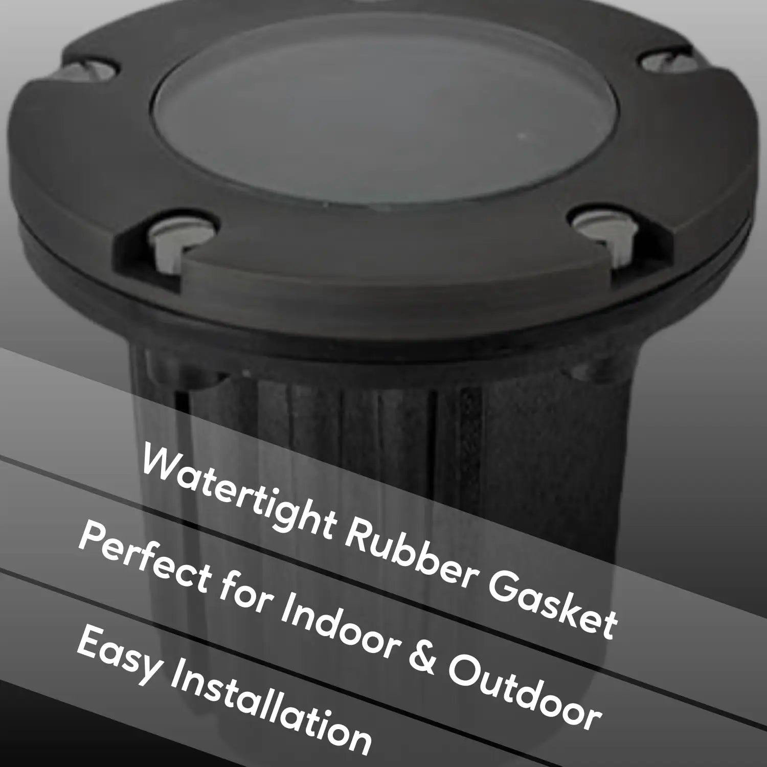 Solid Brass MR16 In-ground Well Light Cover Kit - Flat / Oil Rubbed Bronze - Well Light