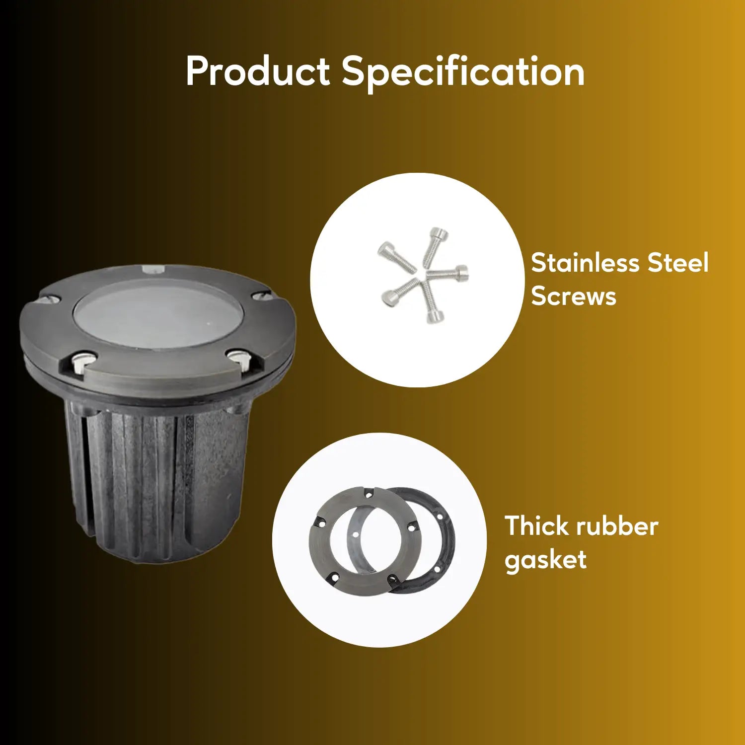 Solid Brass MR16 In-ground Well Light Cover Kit - Flat / Oil Rubbed Bronze - Well Light