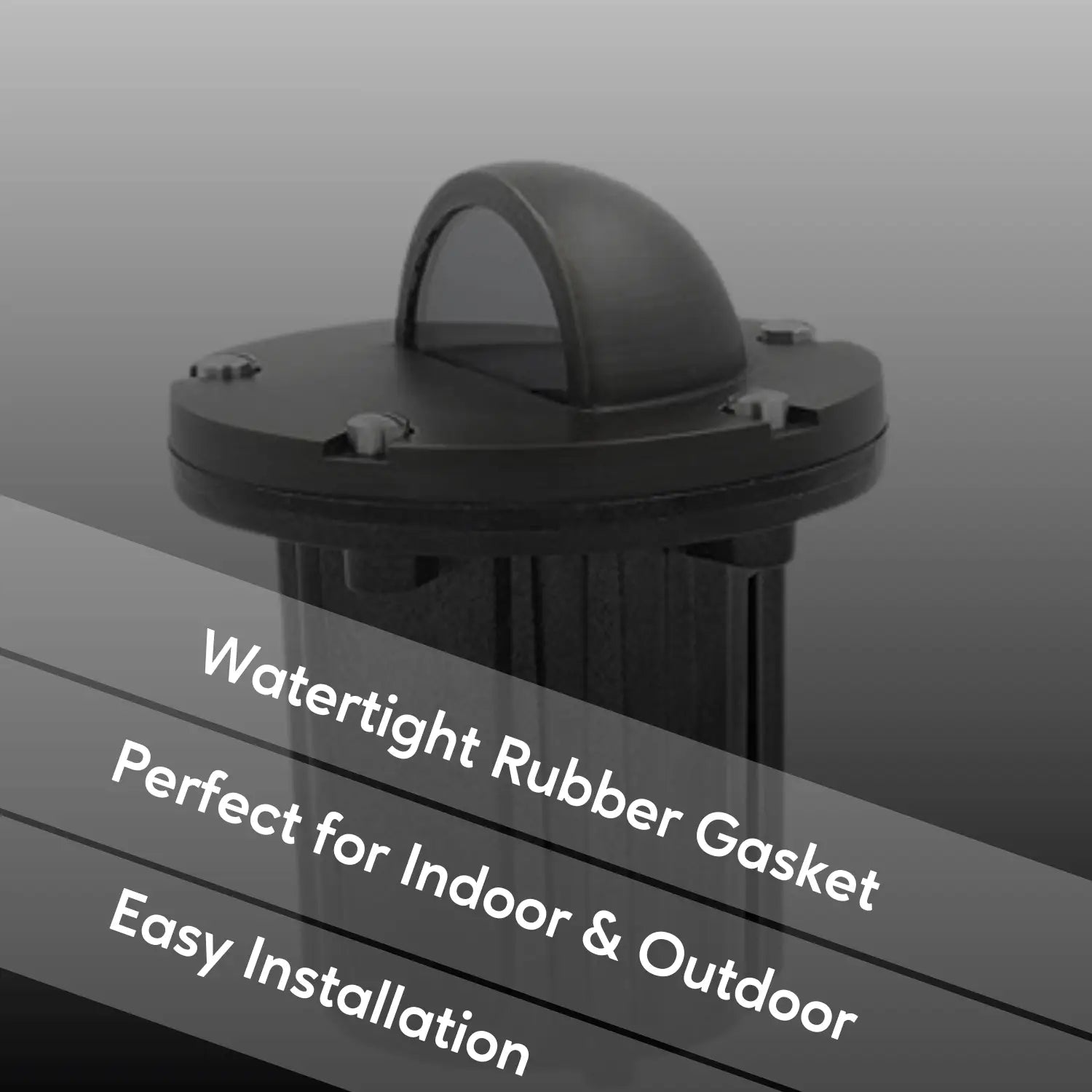 Solid Brass MR16 In-ground Well Light Cover Kit - Half Moon / Oil Rubbed Bronze - Well Light
