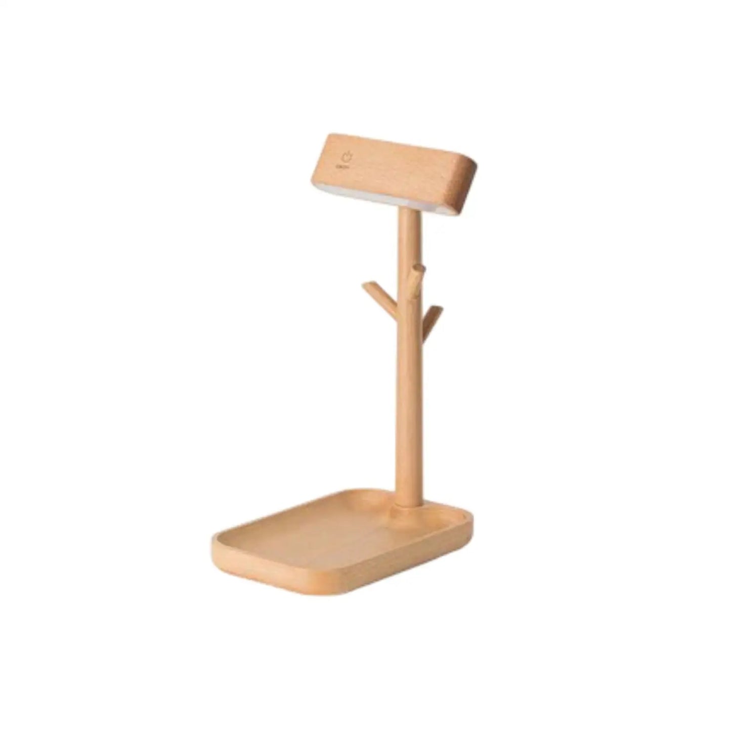 Solid Wood LED Desk Lamp with Natural Warm Finish - Beech - Deck Light
