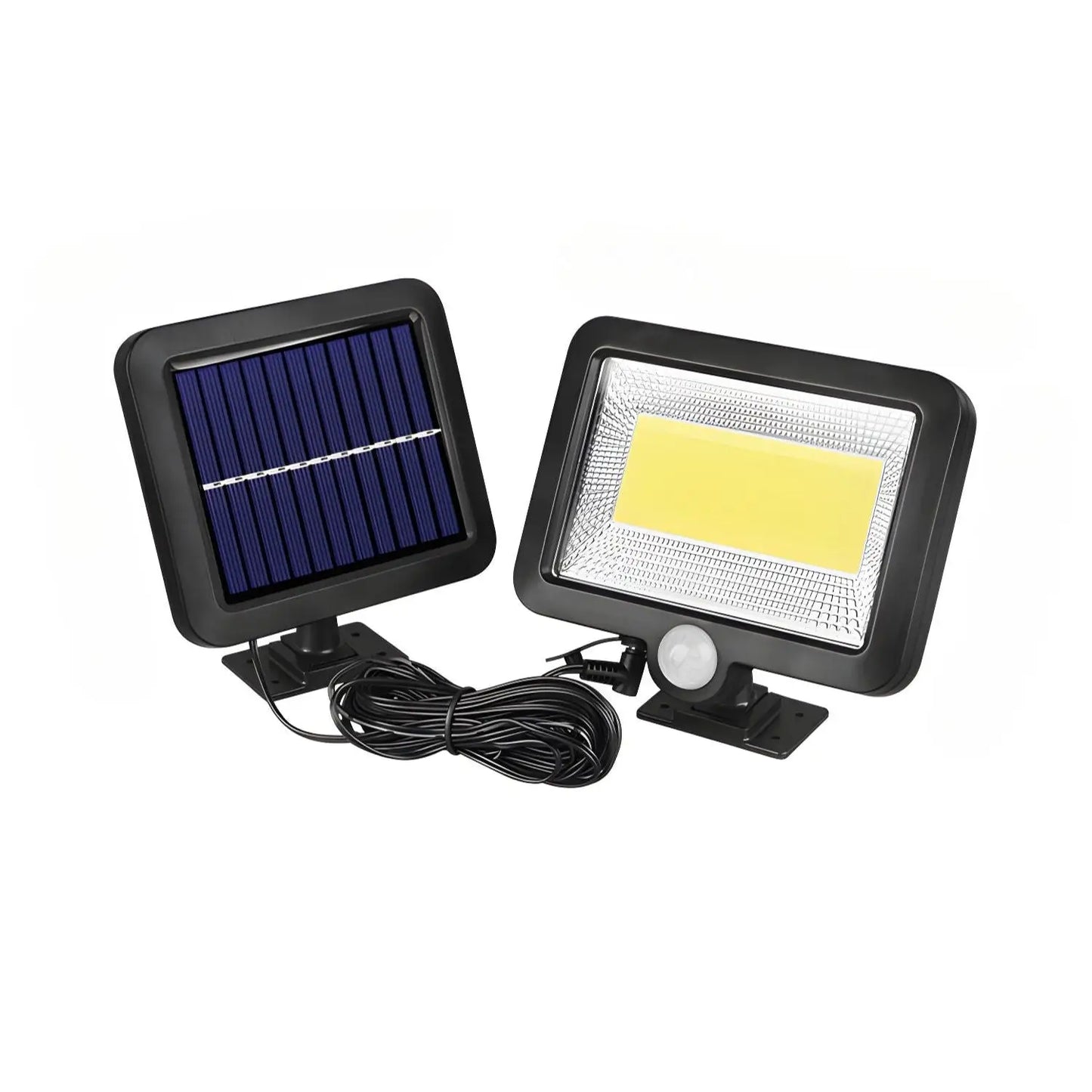 Split LED Solar Wall Light with Motion Sensor & Remote for Outdoor Use - Split COB100 lights - Solar Light