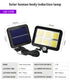 Split LED Solar Wall Light with Motion Sensor & Remote for Outdoor Use - Solar Light