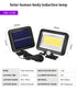 Split LED Solar Wall Light with Motion Sensor & Remote for Outdoor Use - Solar Light