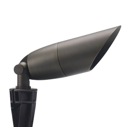 Spot Light Outdoor Fixture Die-Cast Brass for MR16 Landscape - Light Bronze / Fixed - Spot Light Fixture