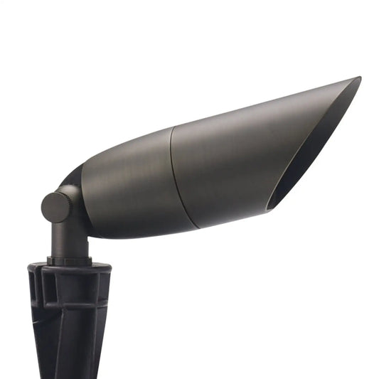 Spot Light Outdoor Fixture Die-Cast Brass for MR16 Landscape - Light Bronze / Fixed - Spot Light Fixture