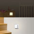 Square & PIR Motion Sensor Light with Battery 6LED for Closet Stairs and Kitchen - 12V Hanging Light