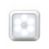 Square & PIR Motion Sensor Light with Battery 6LED for Closet Stairs and Kitchen - White / 10 PCS - 12V Hanging Light