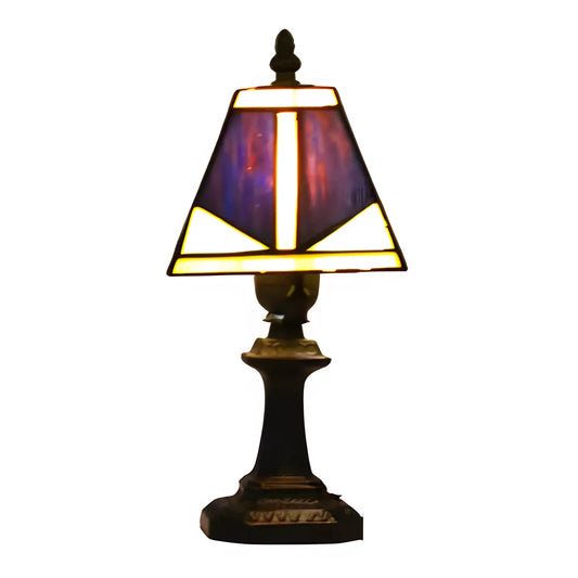 Square Tiffany Glass Tabletop Lamp - No Bulb - Table Lamp