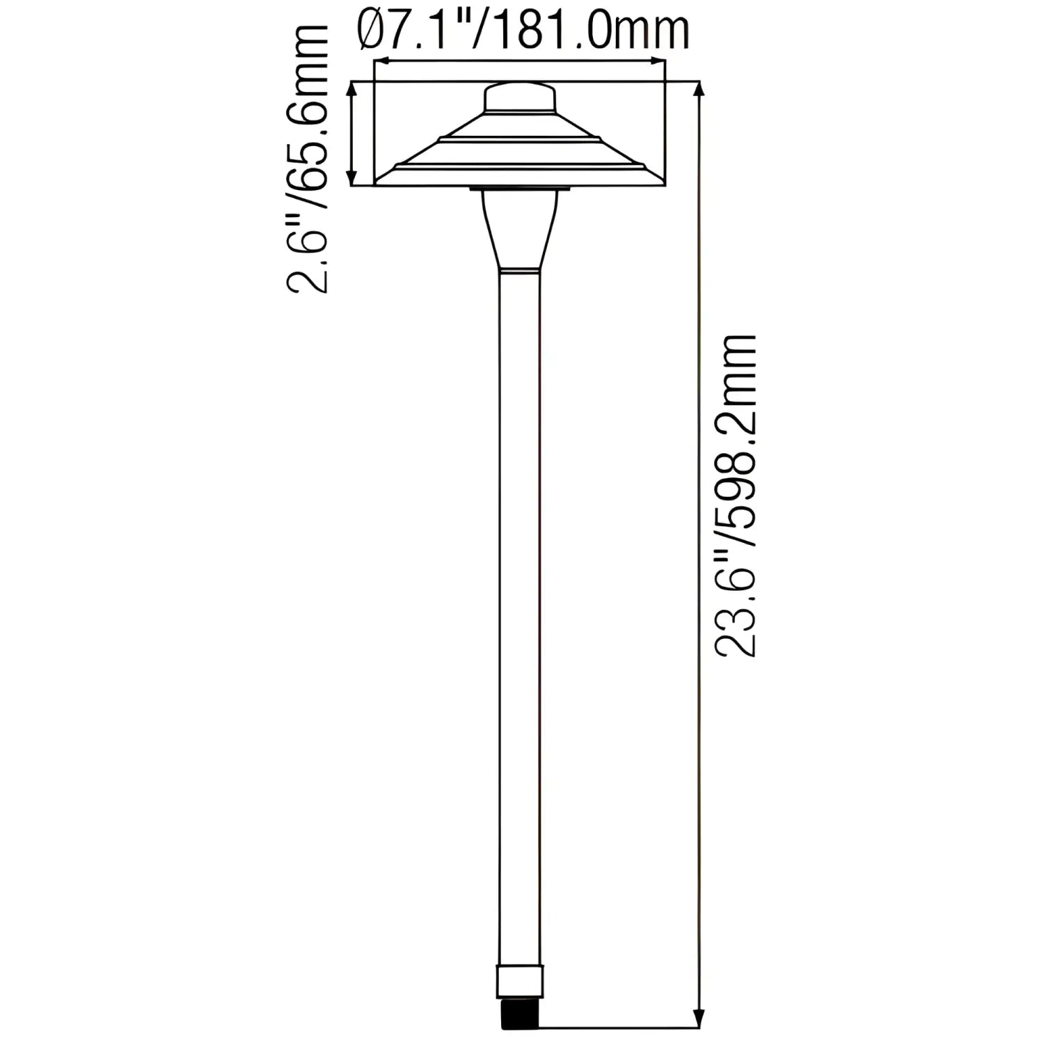 Standard Aluminum G4 Pathway Light for Stylish & Outdoor Illumination - Path Light Fixture