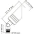 Standard Brass Outdoor Light Fixtures with MR16 Support and 72’’ Wire - Spot Light Fixture