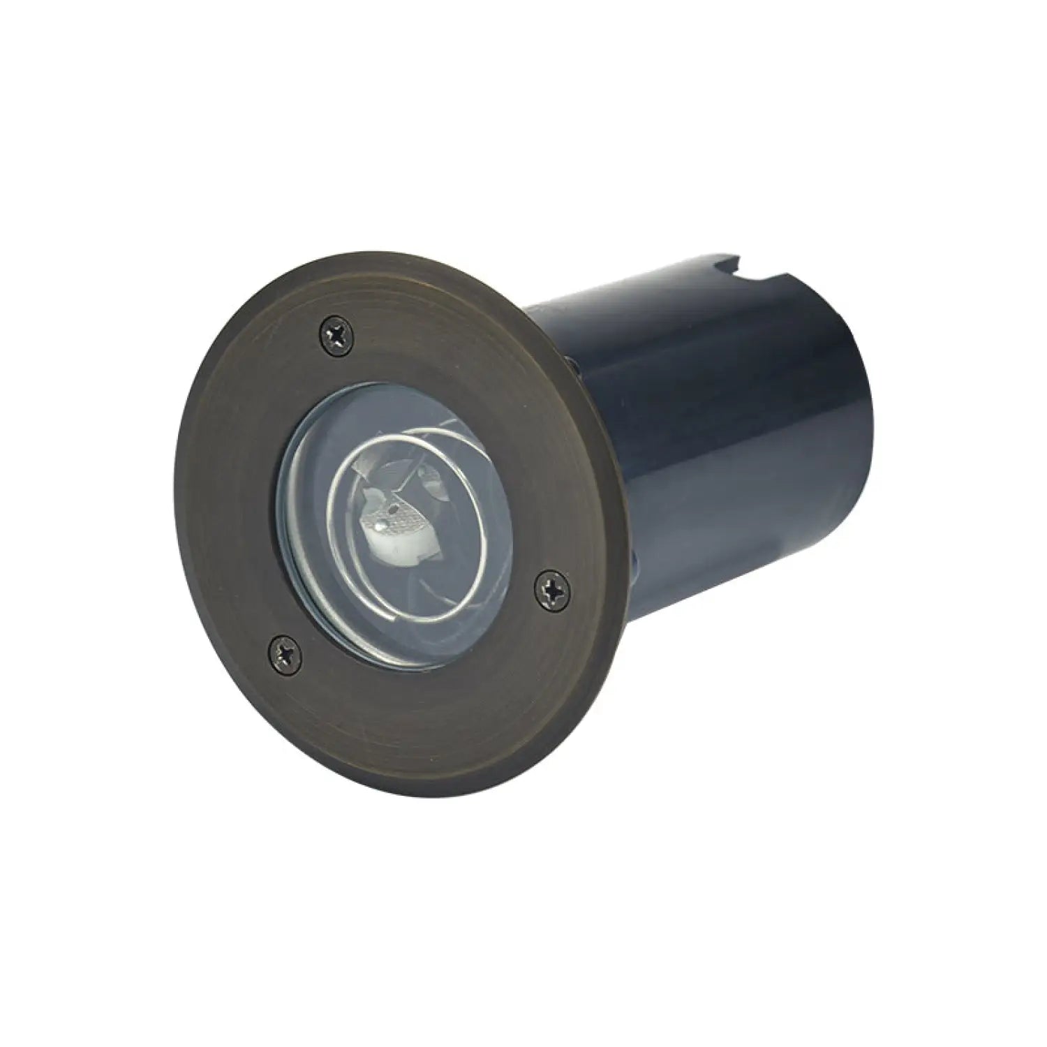 Standard MR16 In Ground Lights Made with PVC Body and Solid Brass Top - Well Light