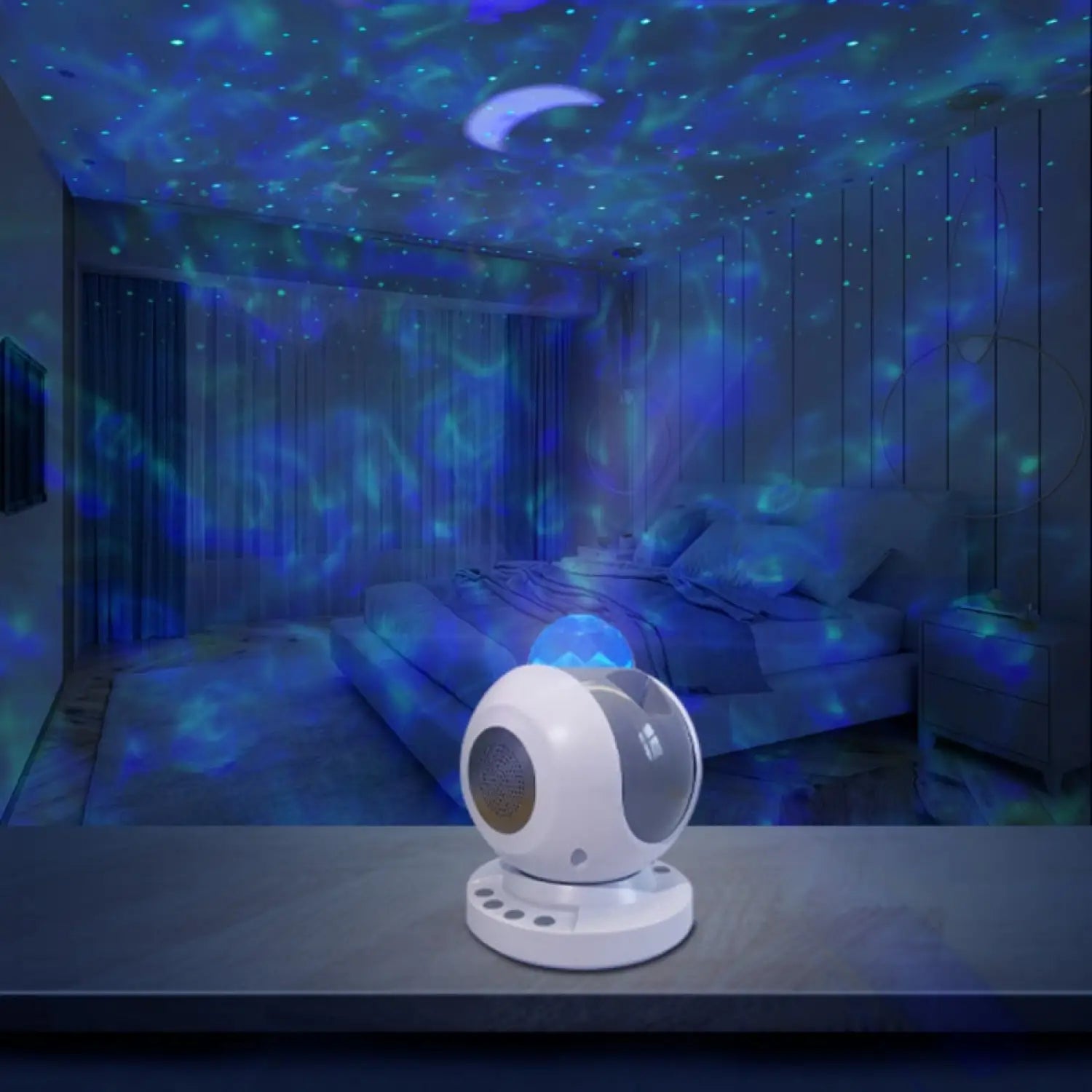 Starry Sky Light with Speaker – Bluetooth Galaxy Projector for Relaxation & Parties - portable lights