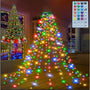 String Lights for Christmas LED Light Strings with Remote Control - MultiColor 16 Strings - Decorative Lights