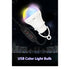 RGB Magic Color 5V Mobile Power Bulb Low Voltage Led - USB Magic Light Bulb - 12V Hanging Light