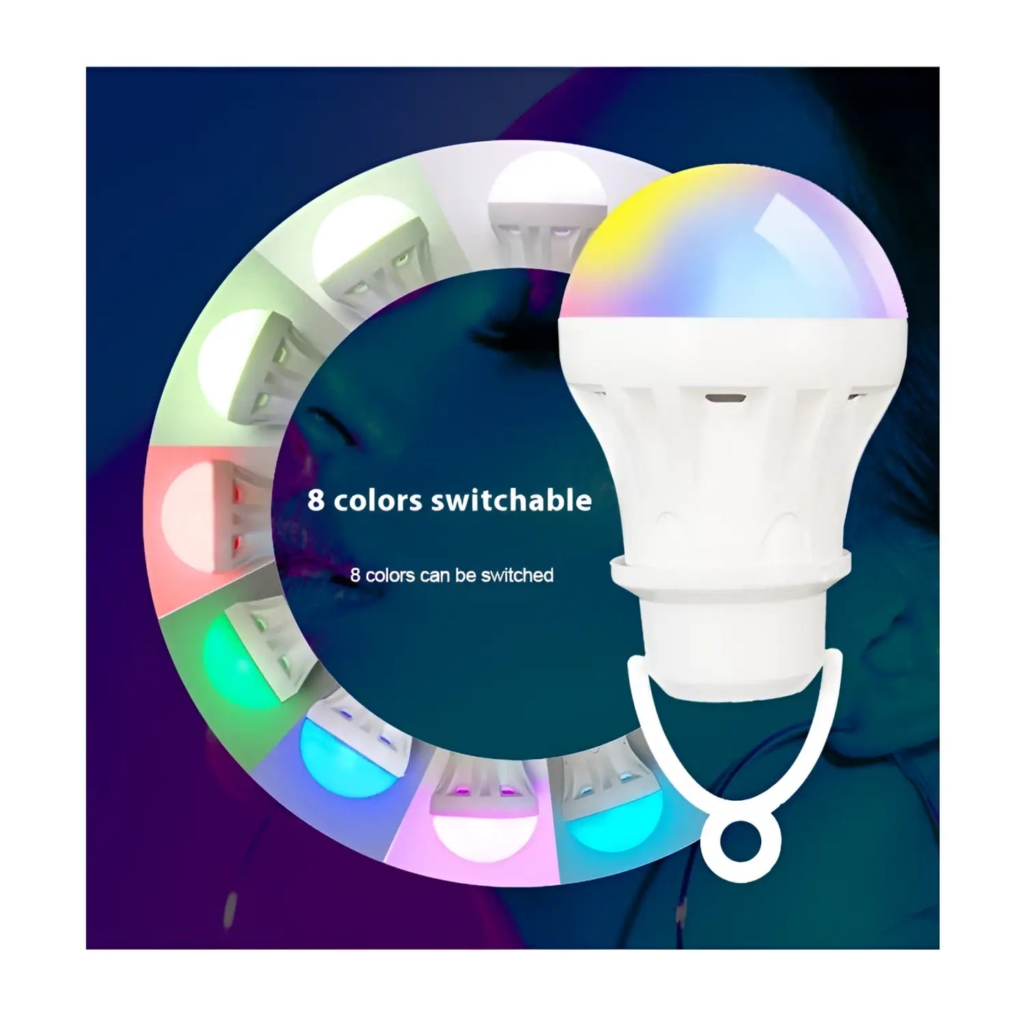 RGB Magic Color 5V Mobile Power Bulb Low Voltage Led - USB Magic Light Bulb - 12V Hanging Light