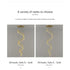 Stylish & Long Chandelier for Staircase with Compound Ring Design - Hanging Light