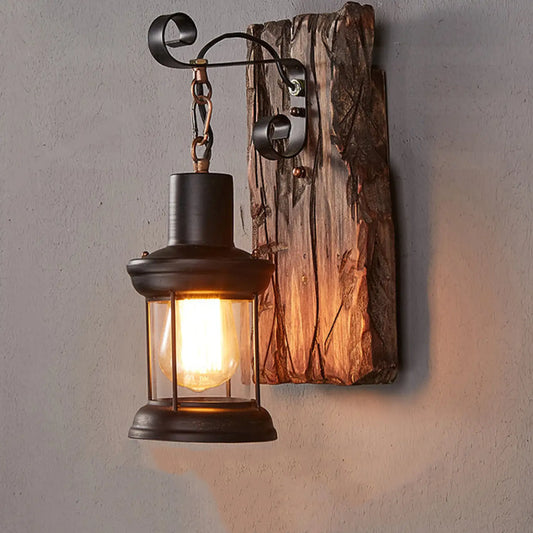 Stylish Retro Hanging Lamp to Enhance Your Living Space - Black - 12V Hanging Light