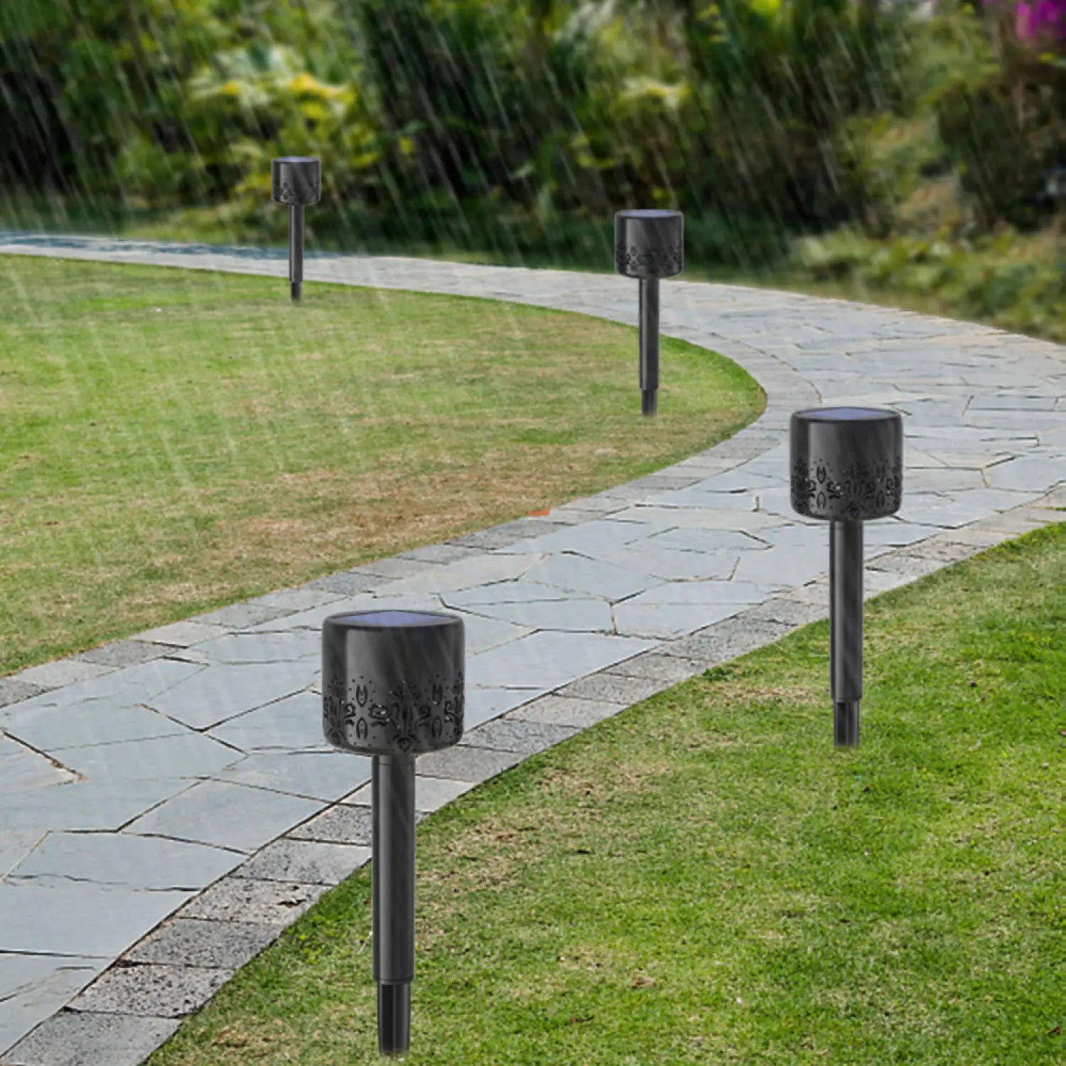 Stylish Solar Lawn Light for Garden Decoration and Lighting - Solar Lawn Lamp - Path Light Fixture