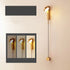 Stylish Wall Lamp for Bedroom with LED Rotating Design - Gold / Warm light - Wall Mount Fixture