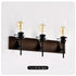 Stylish Wall Light Living Room with Elegant Black and Wood Finish - Matte Black - 12V Hanging Light