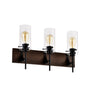 Stylish Wall Light Living Room with Elegant Black and Wood Finish - Matte Black - 12V Hanging Light